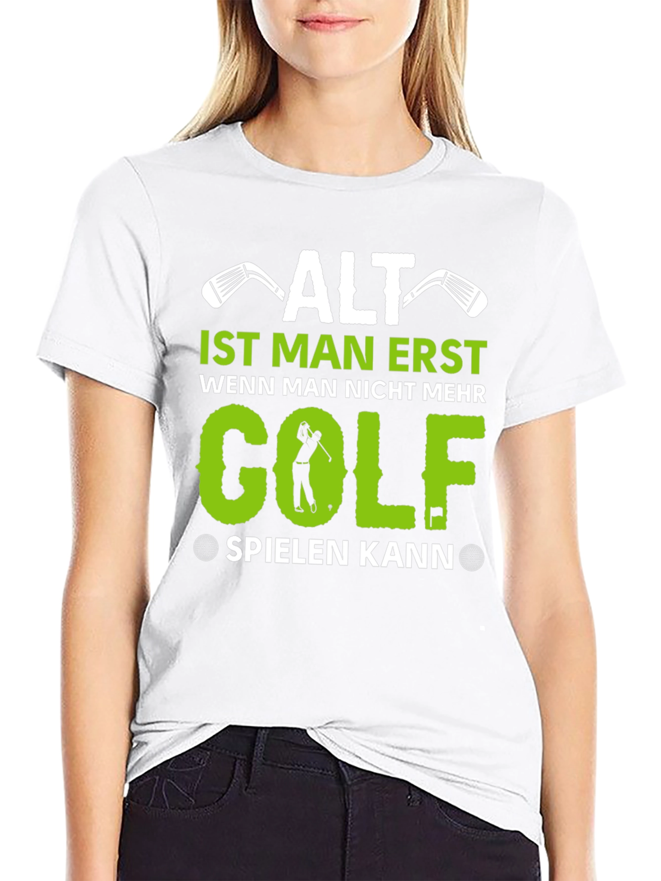 Funny Golf T-Shirt - Alt Ist Man Erst