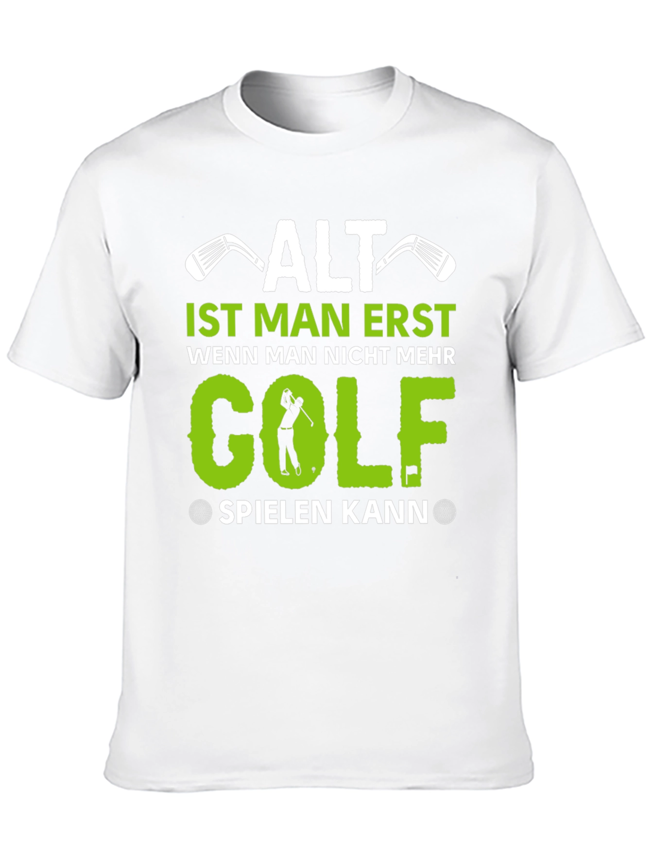 Funny Golf T-Shirt - Alt Ist Man Erst