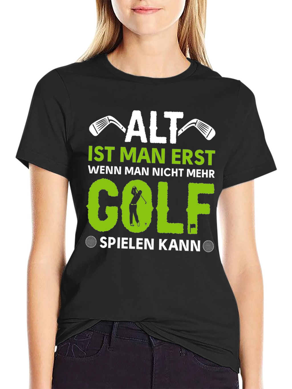 Funny Golf T-Shirt - Alt Ist Man Erst