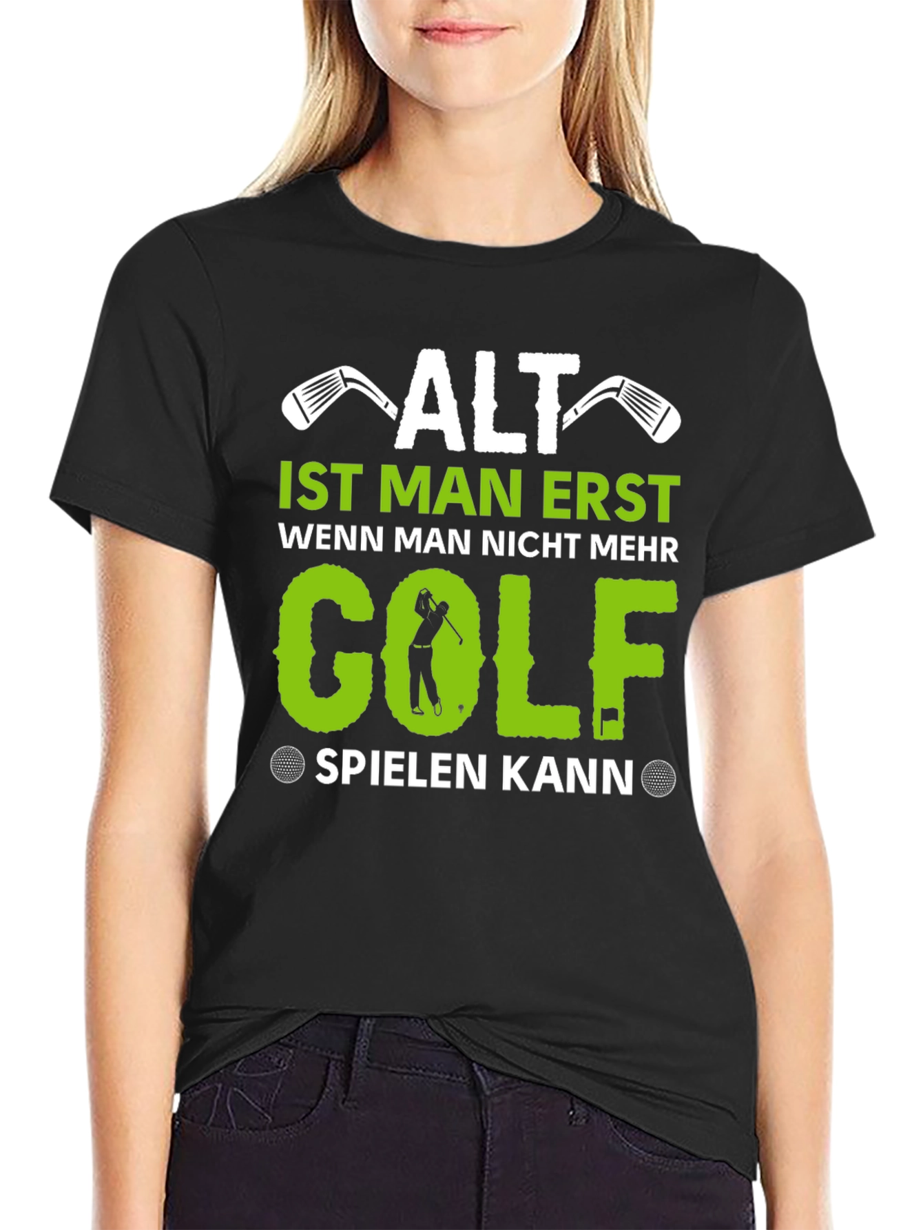 Funny Golf T-Shirt - Alt Ist Man Erst
