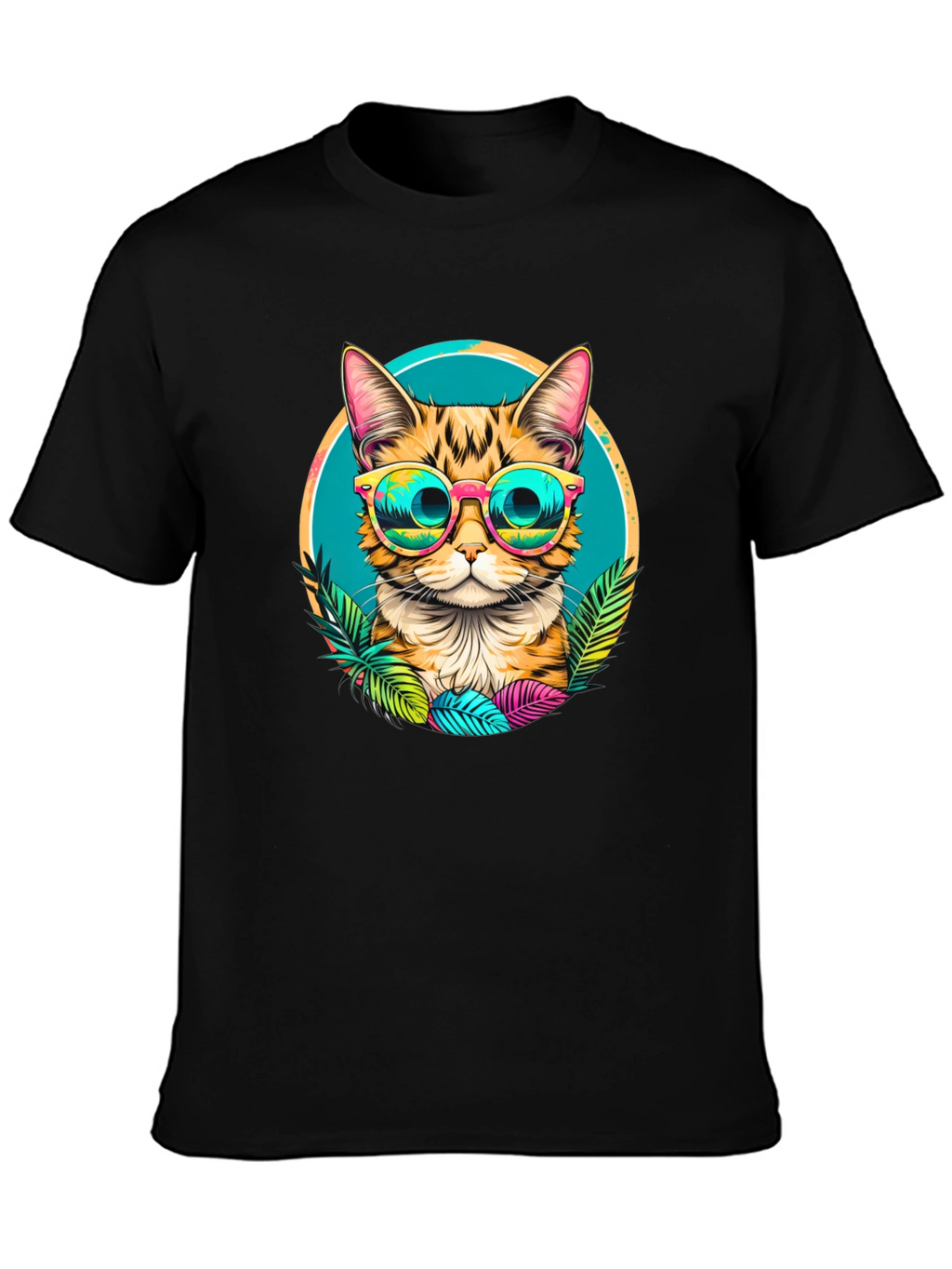 Cool Cat Graphic T-Shirt