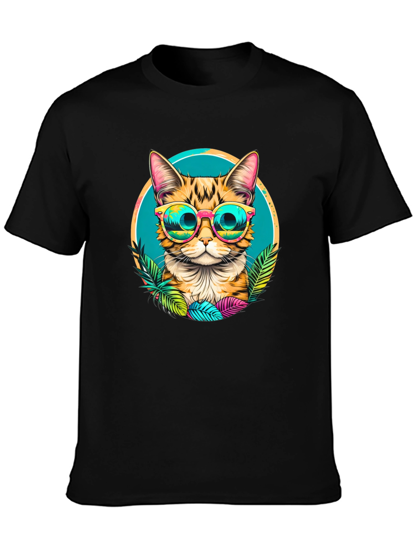 Cool Cat Graphic T-Shirt