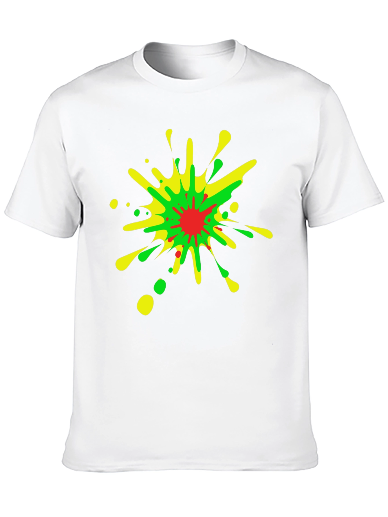 Bold Splash T-Shirt - Vibrant Design Soft Fabric