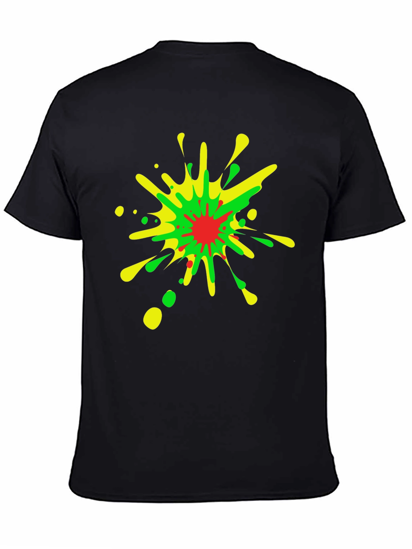 Bold Splash T-Shirt - Vibrant Design Soft Fabric