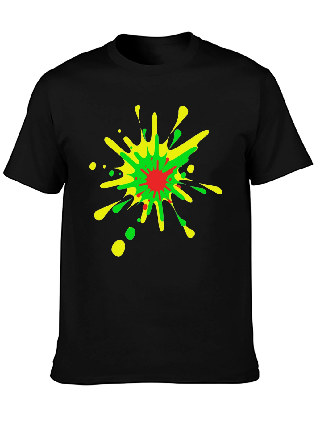 Bold Splash T-Shirt - Vibrant Design Soft Fabric