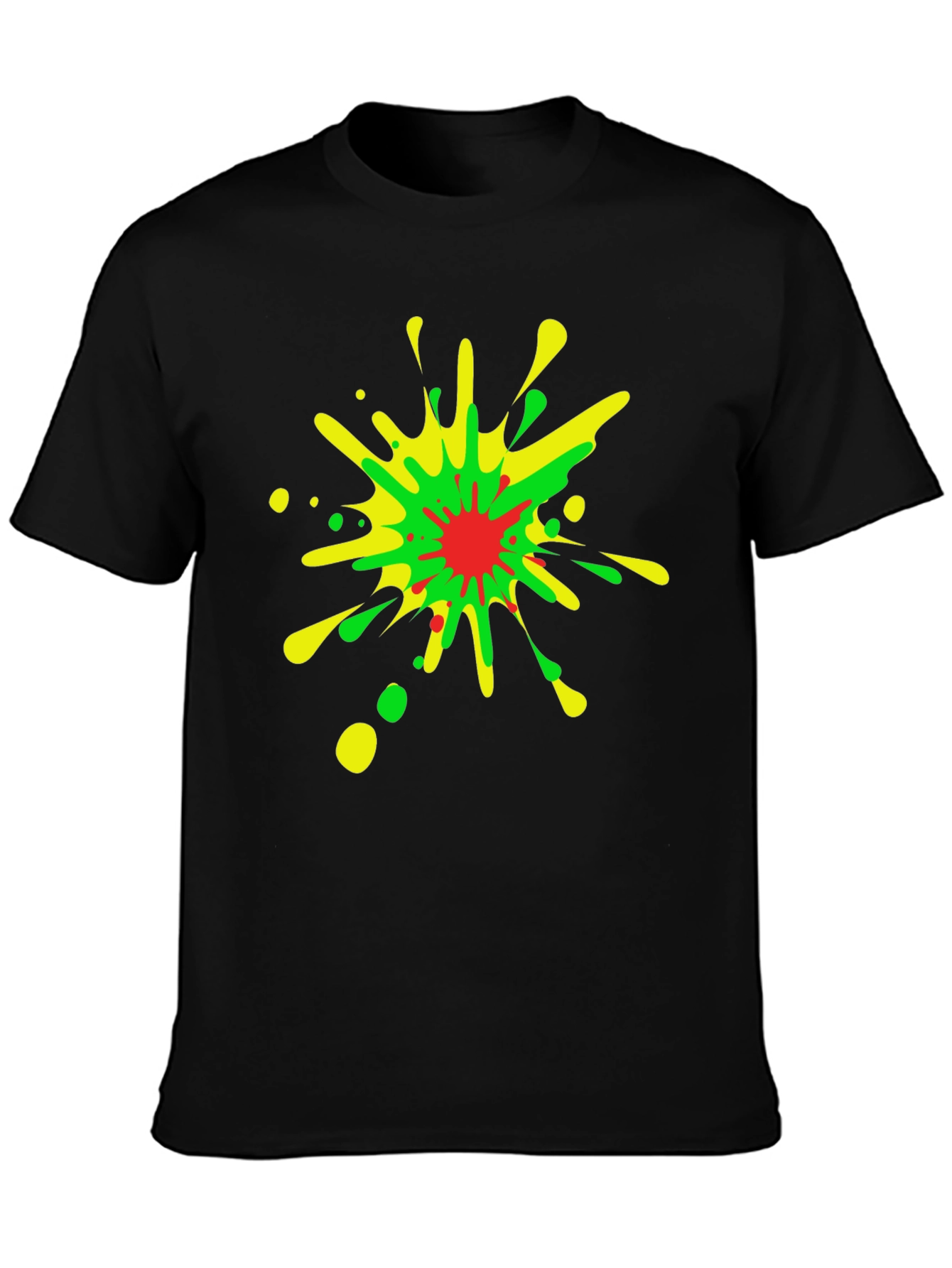 Bold Splash T-Shirt - Vibrant Design Soft Fabric
