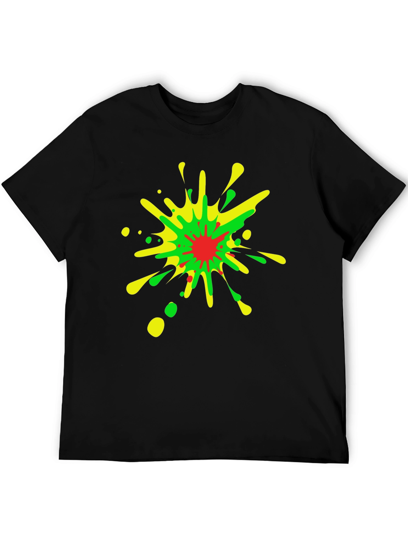 Bold Splash T-Shirt - Vibrant Design Soft Fabric