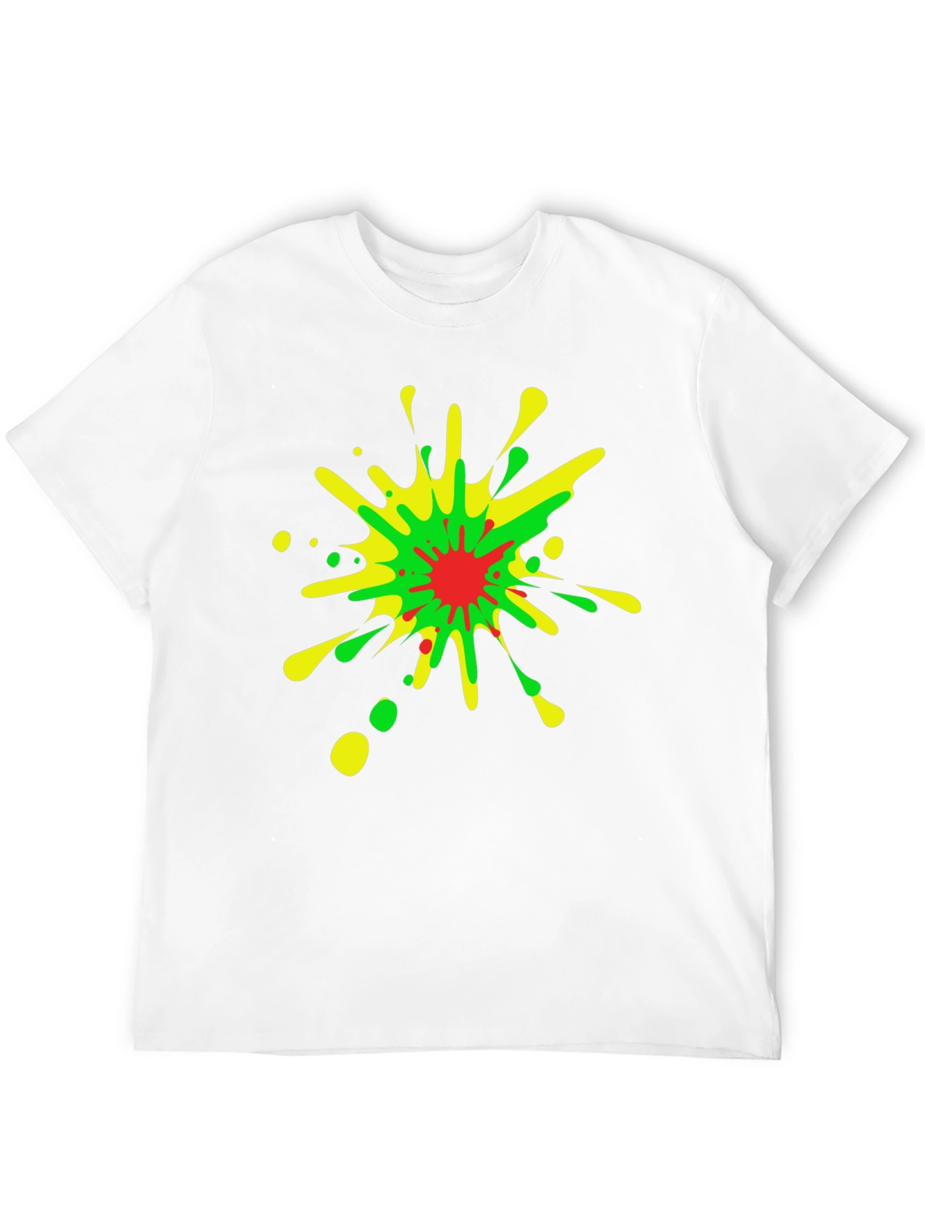 Bold Splash T-Shirt - Vibrant Design Soft Fabric