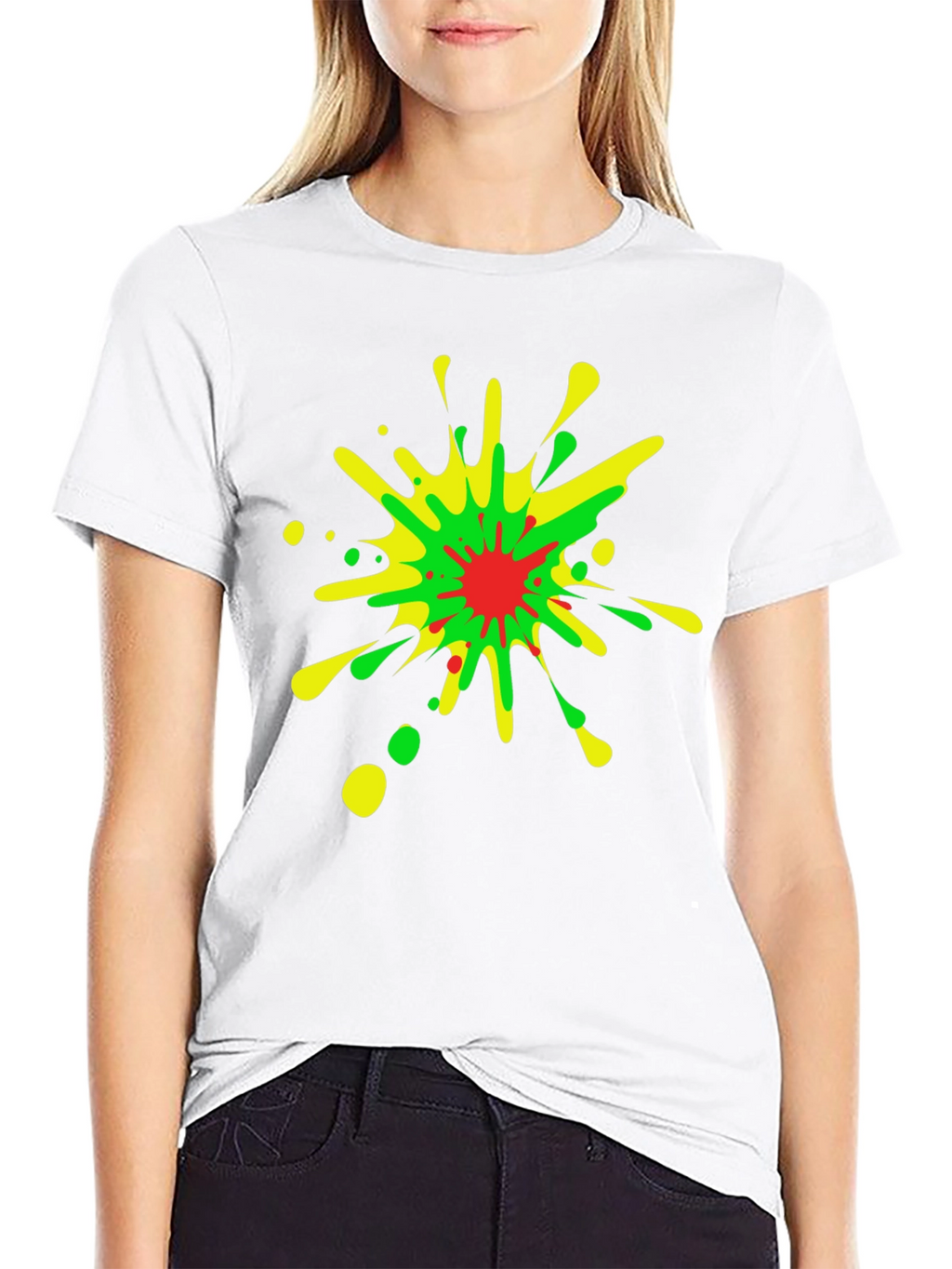 Bold Splash T-Shirt - Vibrant Design Soft Fabric