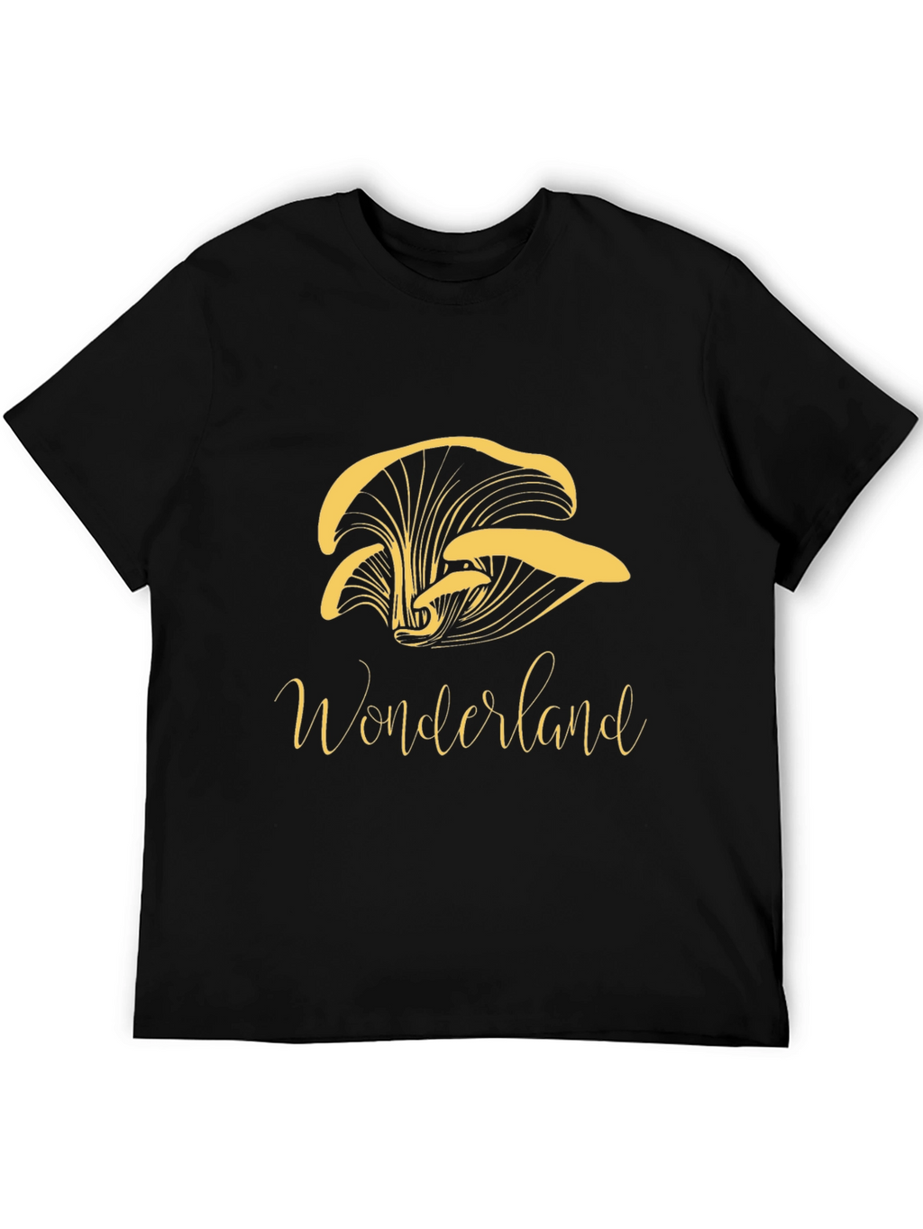 Wonderland Mushroom Graphic Tee - Black