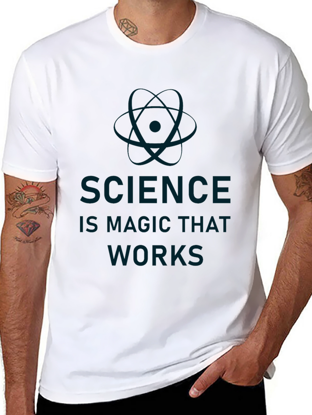 Science is Magic That Works Mens Graphic Tee