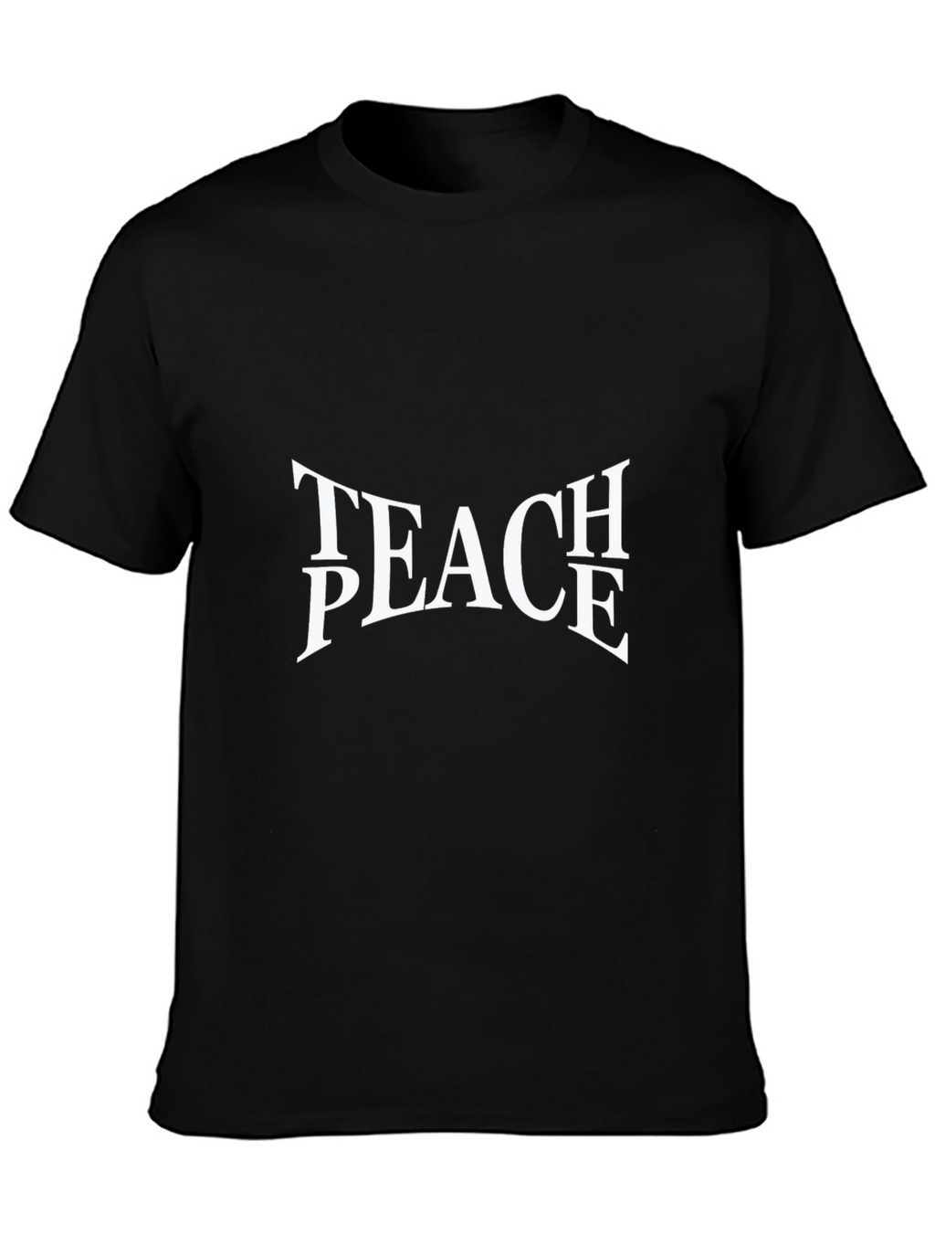 Teach Peace Graphic Tee - Unisex Black T-Shirt