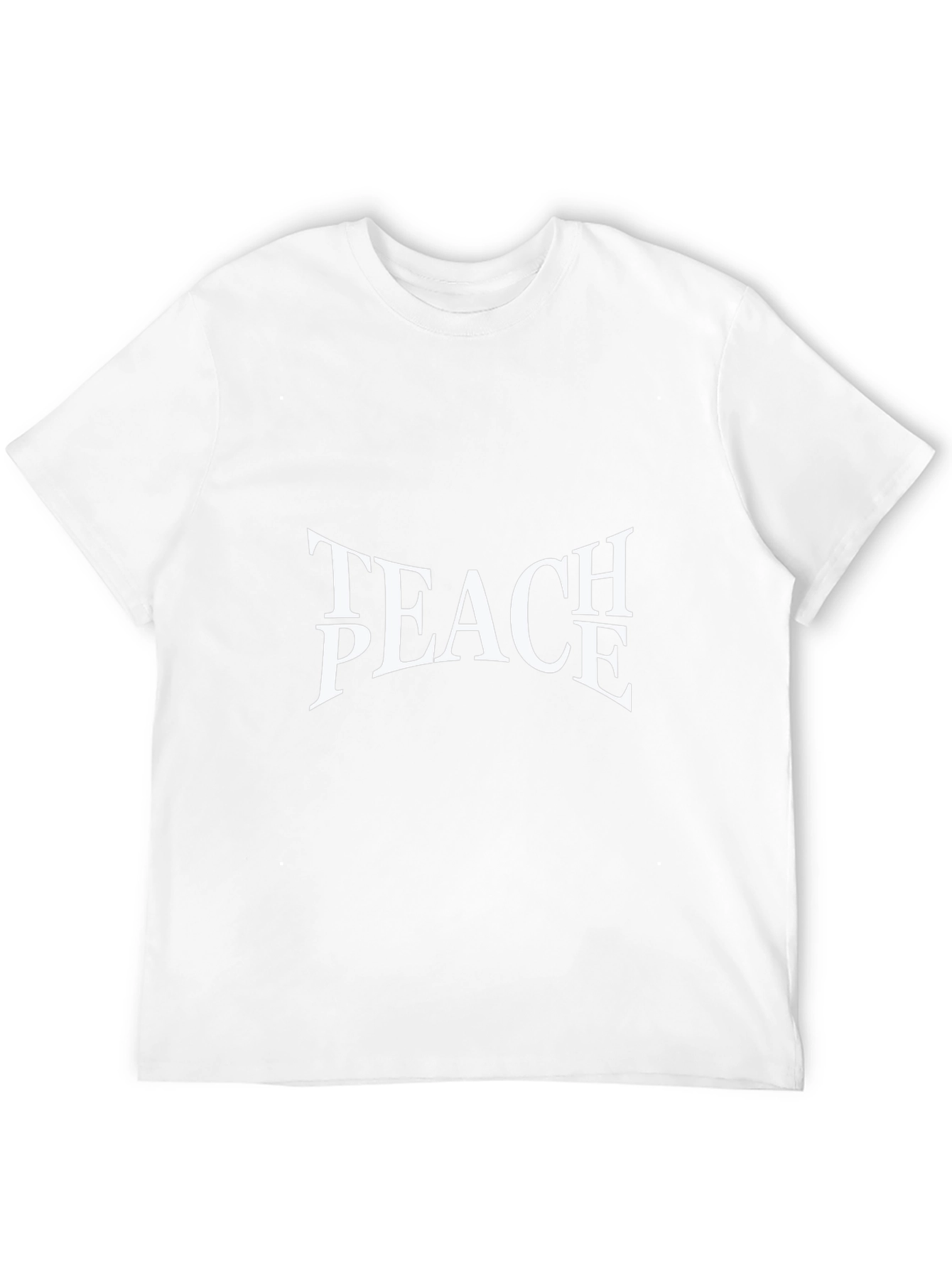 Teach Peace Graphic Tee - Unisex Black T-Shirt