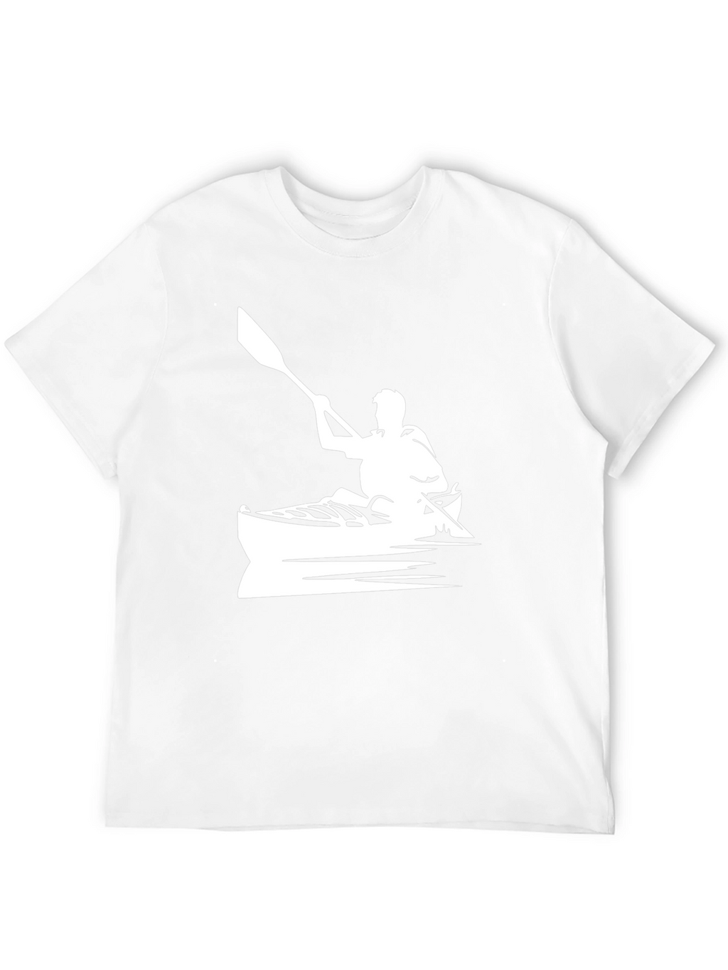 Kayaking T-Shirt: Paddler in Boat Graphic Tee