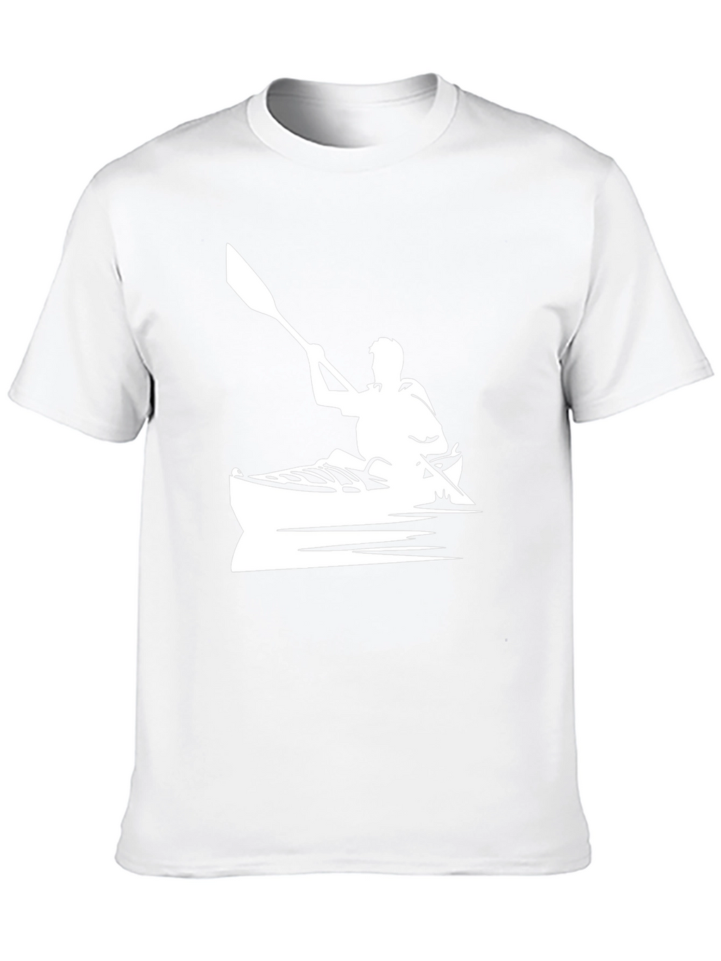 Kayaking T-Shirt: Paddler in Boat Graphic Tee