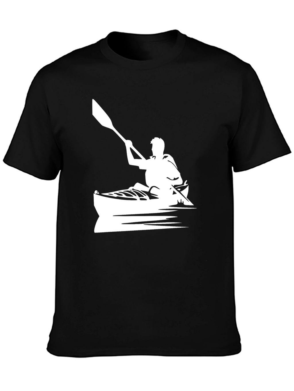 Kayaking T-Shirt: Paddler in Boat Graphic Tee