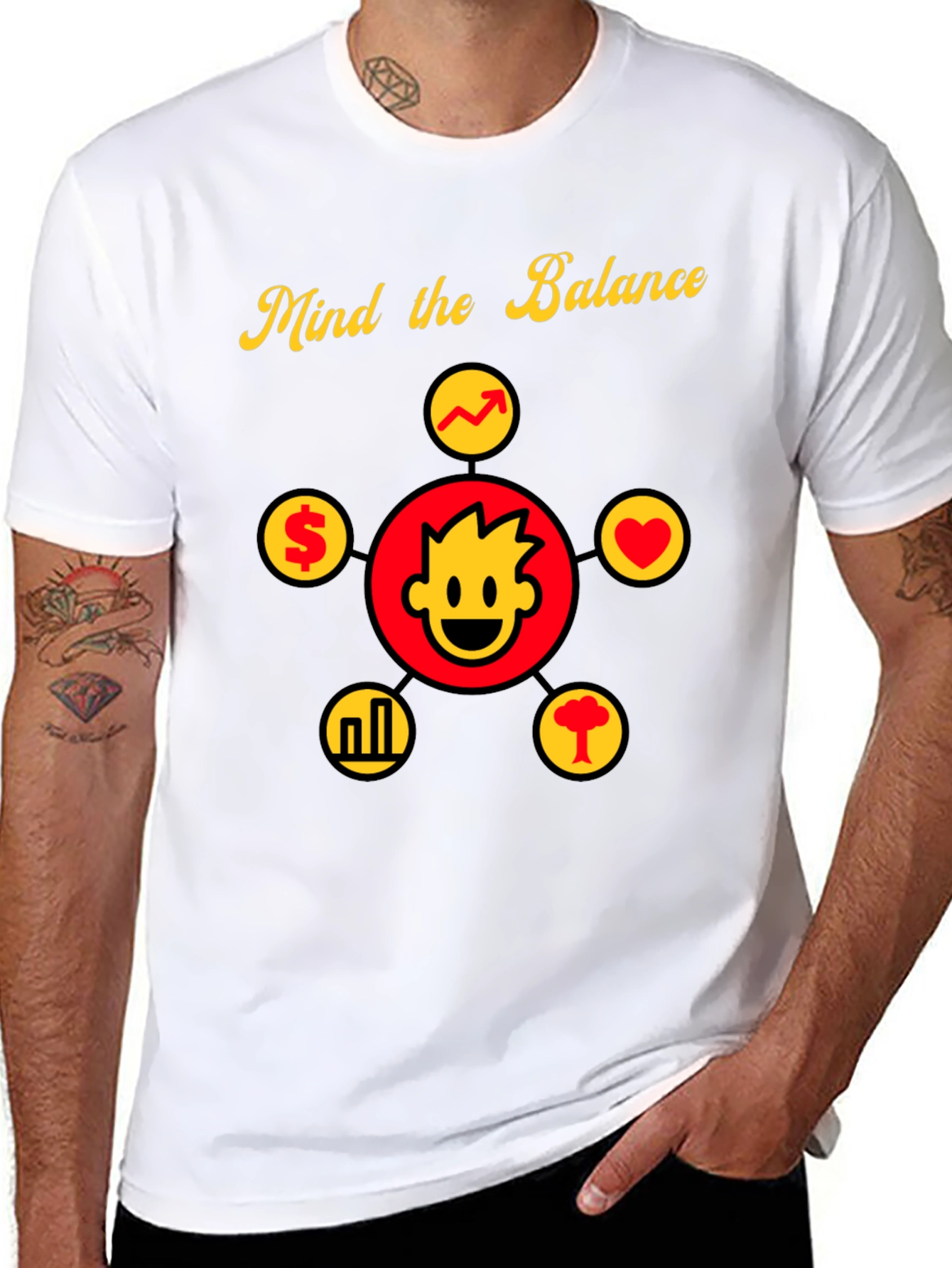 Mind the Balance Graphic T-Shirt