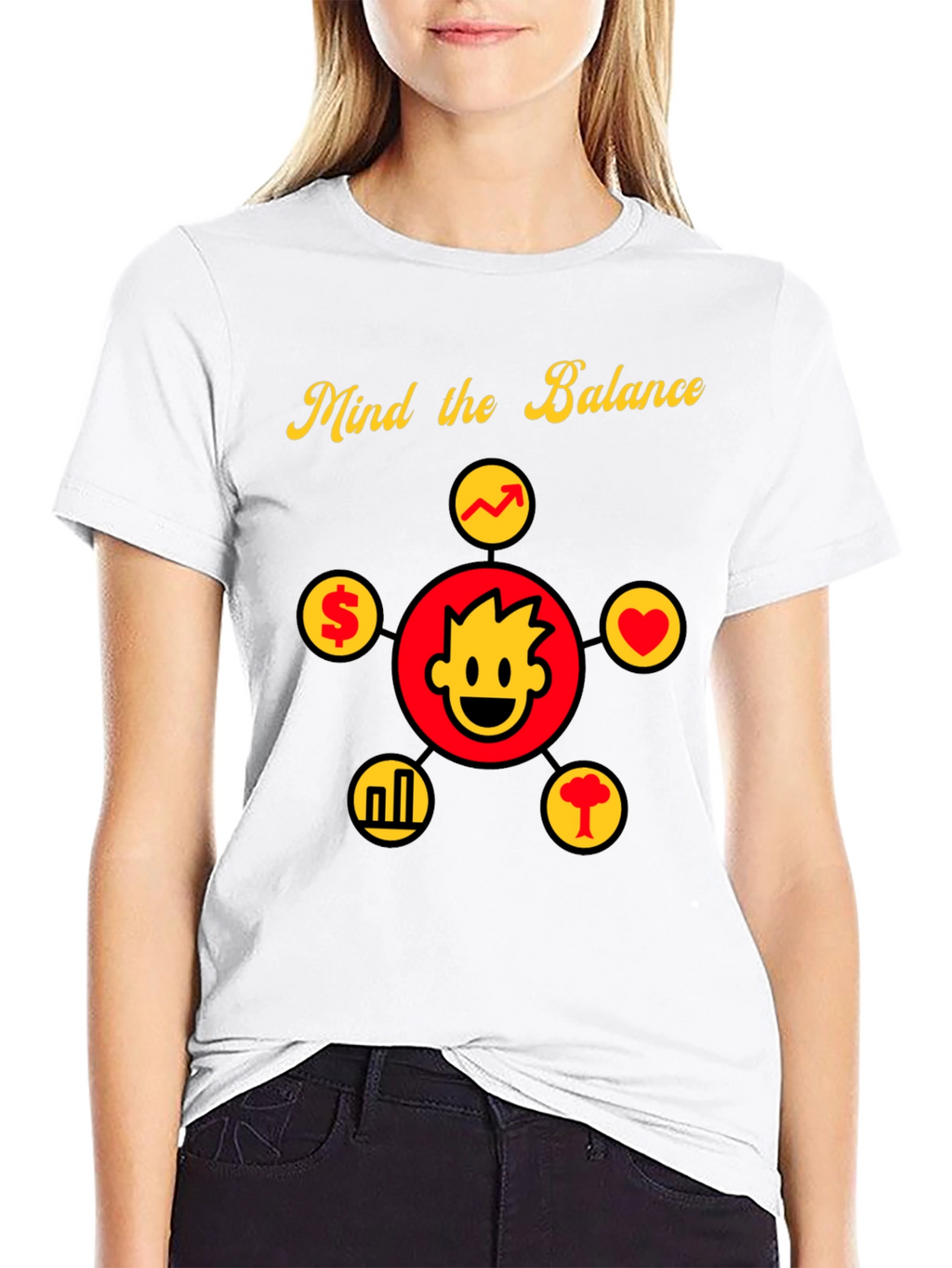 Mind the Balance Graphic T-Shirt