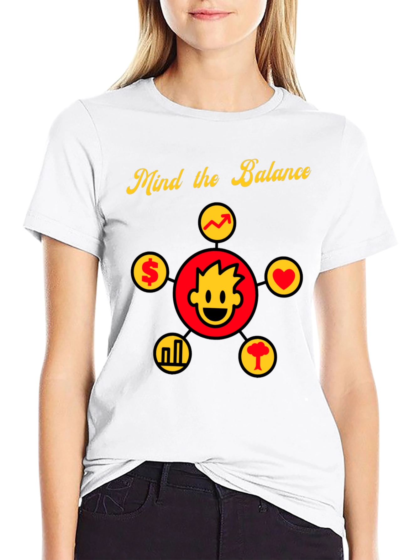 Mind the Balance Graphic T-Shirt