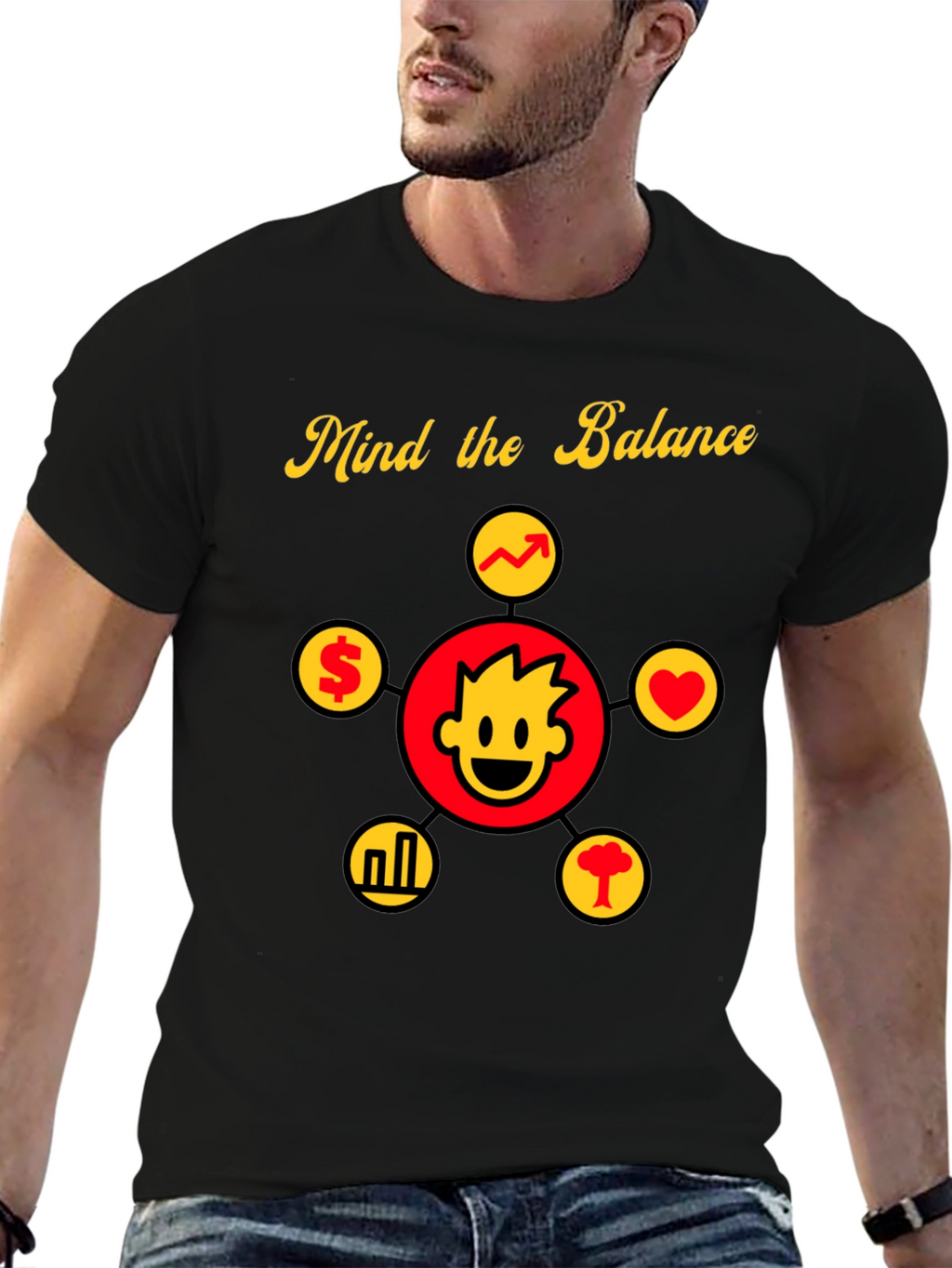 Mind the Balance Graphic T-Shirt