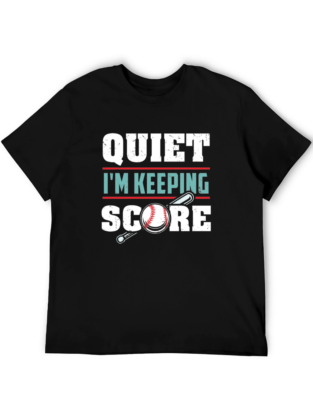 Quiet Im Keeping Score Baseball T-Shirt