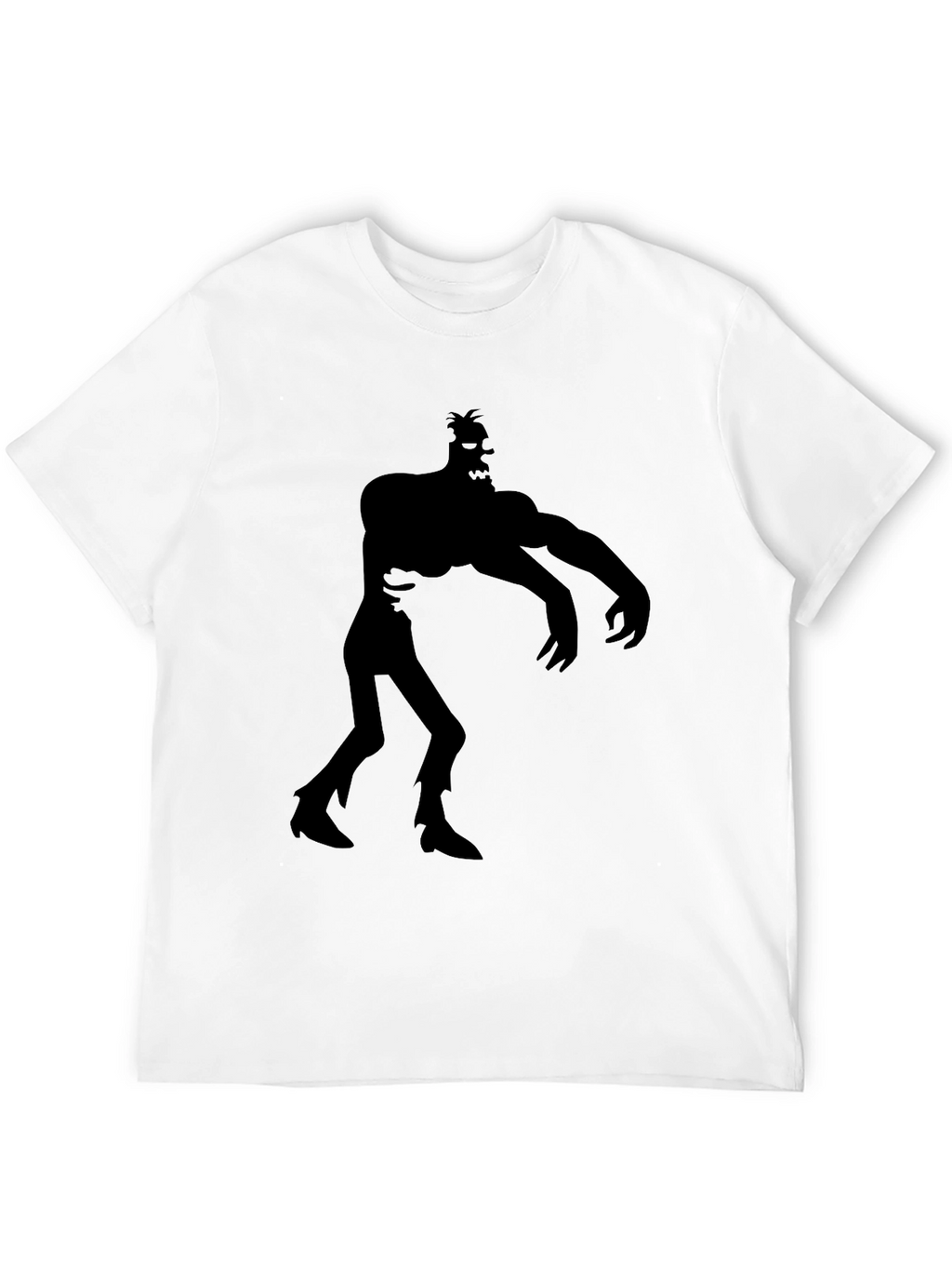 Spooky Silhouette Graphic Tee - Black