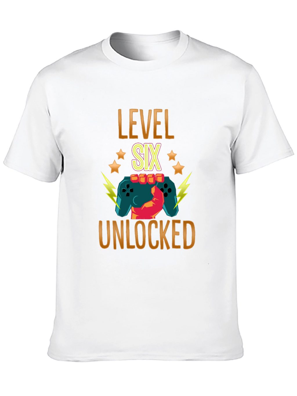 Level Six Unlocked Gamer Birthday Tee