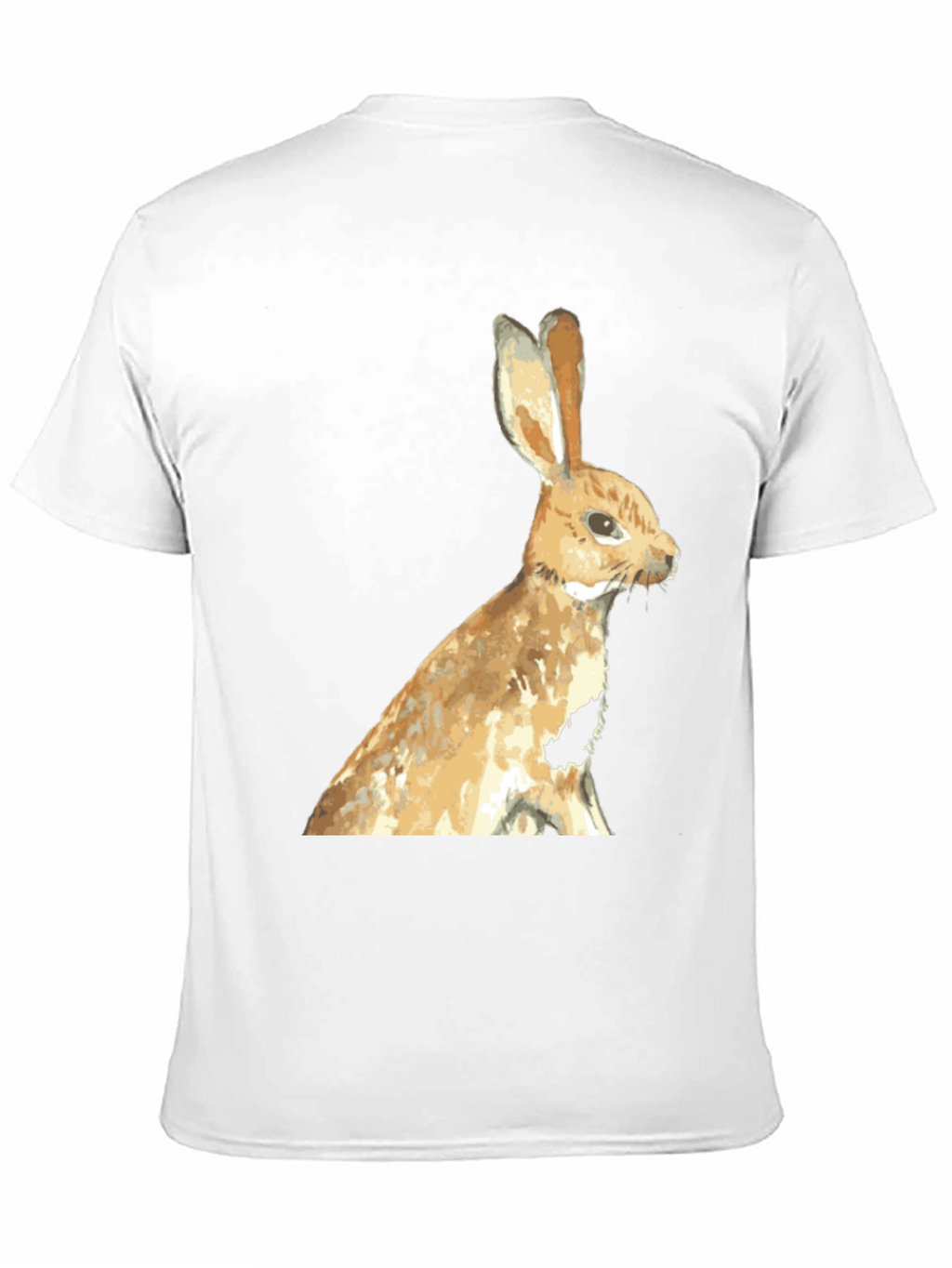 Rabbit Graphic Black T-Shirt