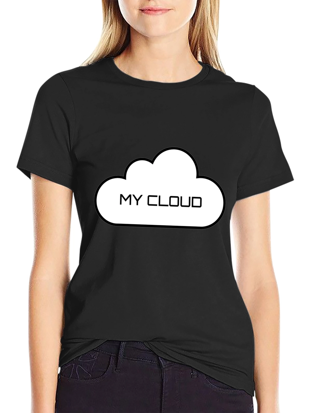 My Cloud T-Shirt - Black Cotton Tee