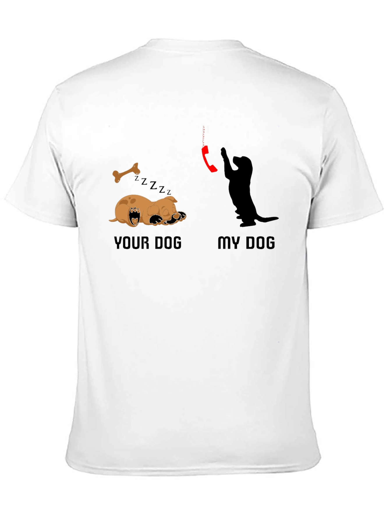 Your Dog vs My Dog T-Shirt – Funny Dog Lover Graphic Tee