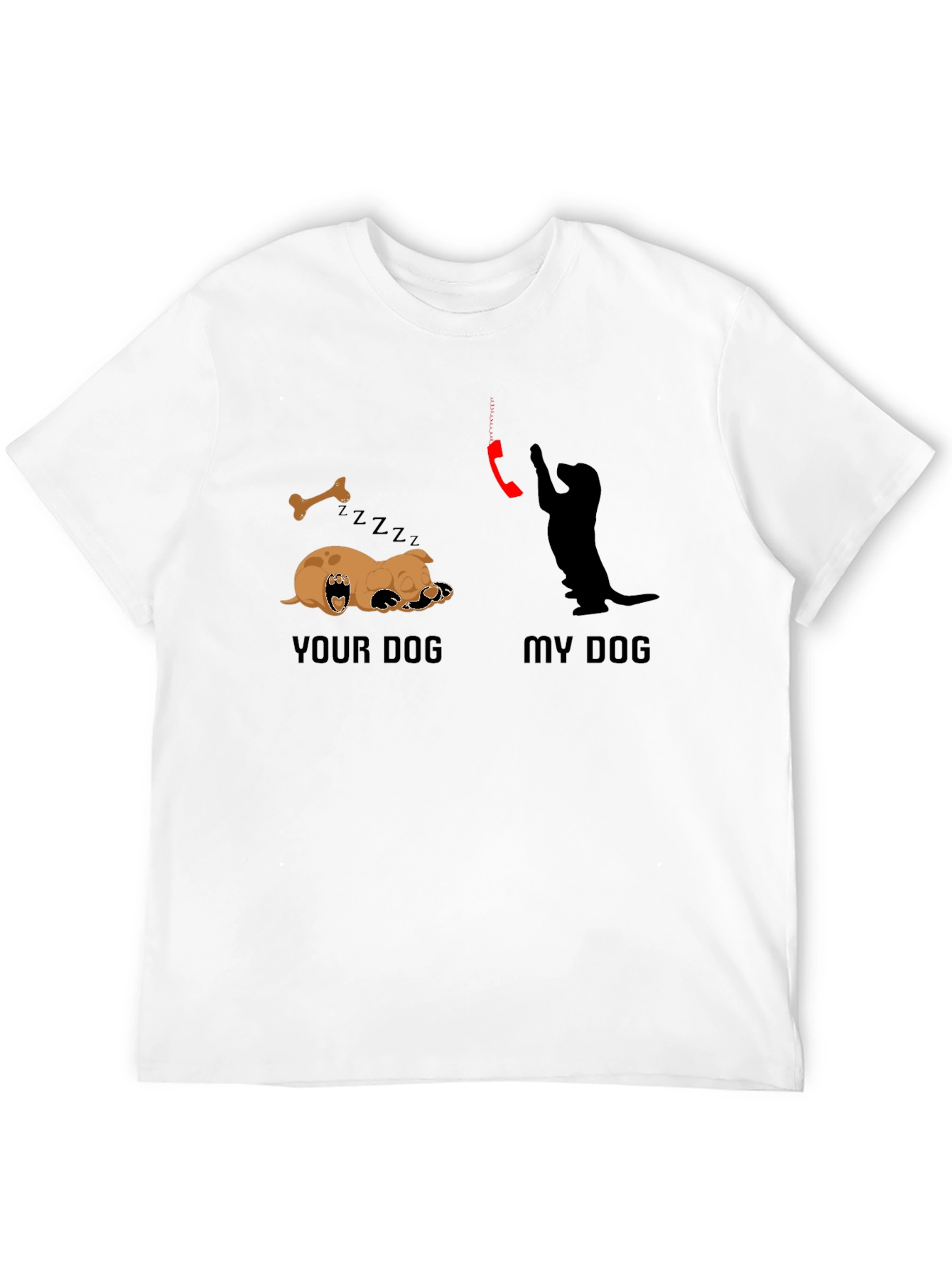 Your Dog vs My Dog T-Shirt – Funny Dog Lover Graphic Tee