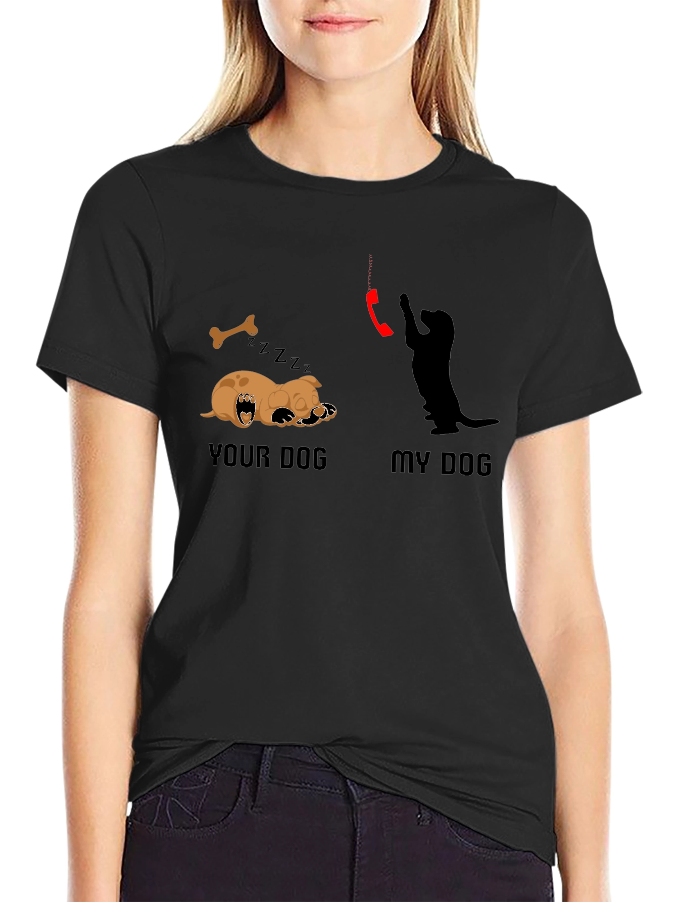 Your Dog vs My Dog T-Shirt – Funny Dog Lover Graphic Tee