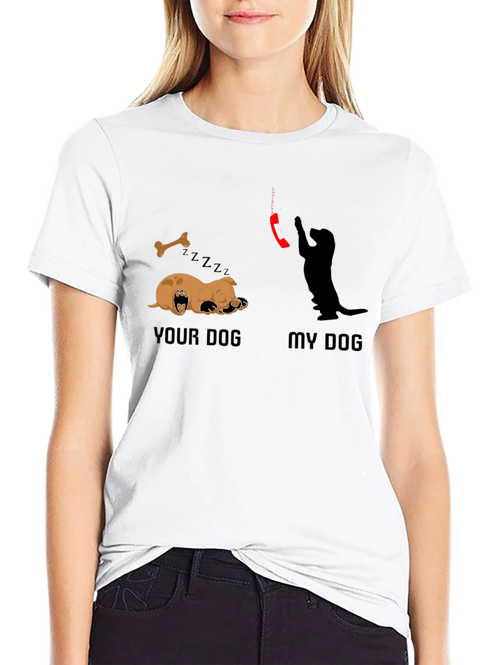 Your Dog vs My Dog T-Shirt – Funny Dog Lover Graphic Tee
