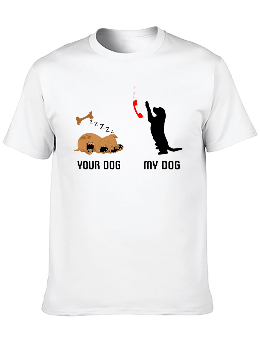 Your Dog vs My Dog T-Shirt – Funny Dog Lover Graphic Tee