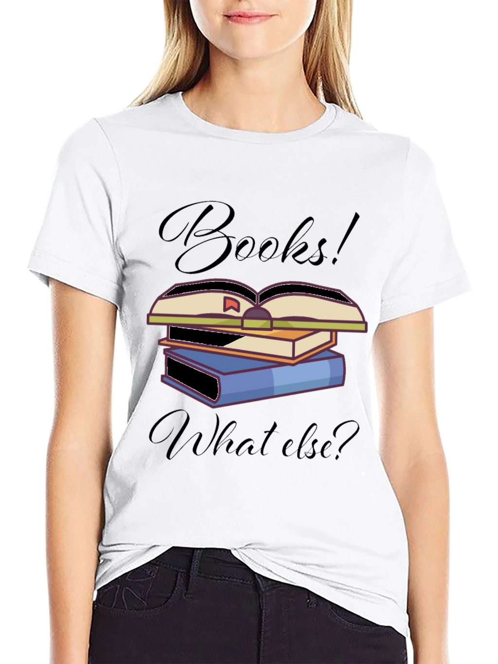 Books! What Else? T-Shirt Unique Book Lover Design
