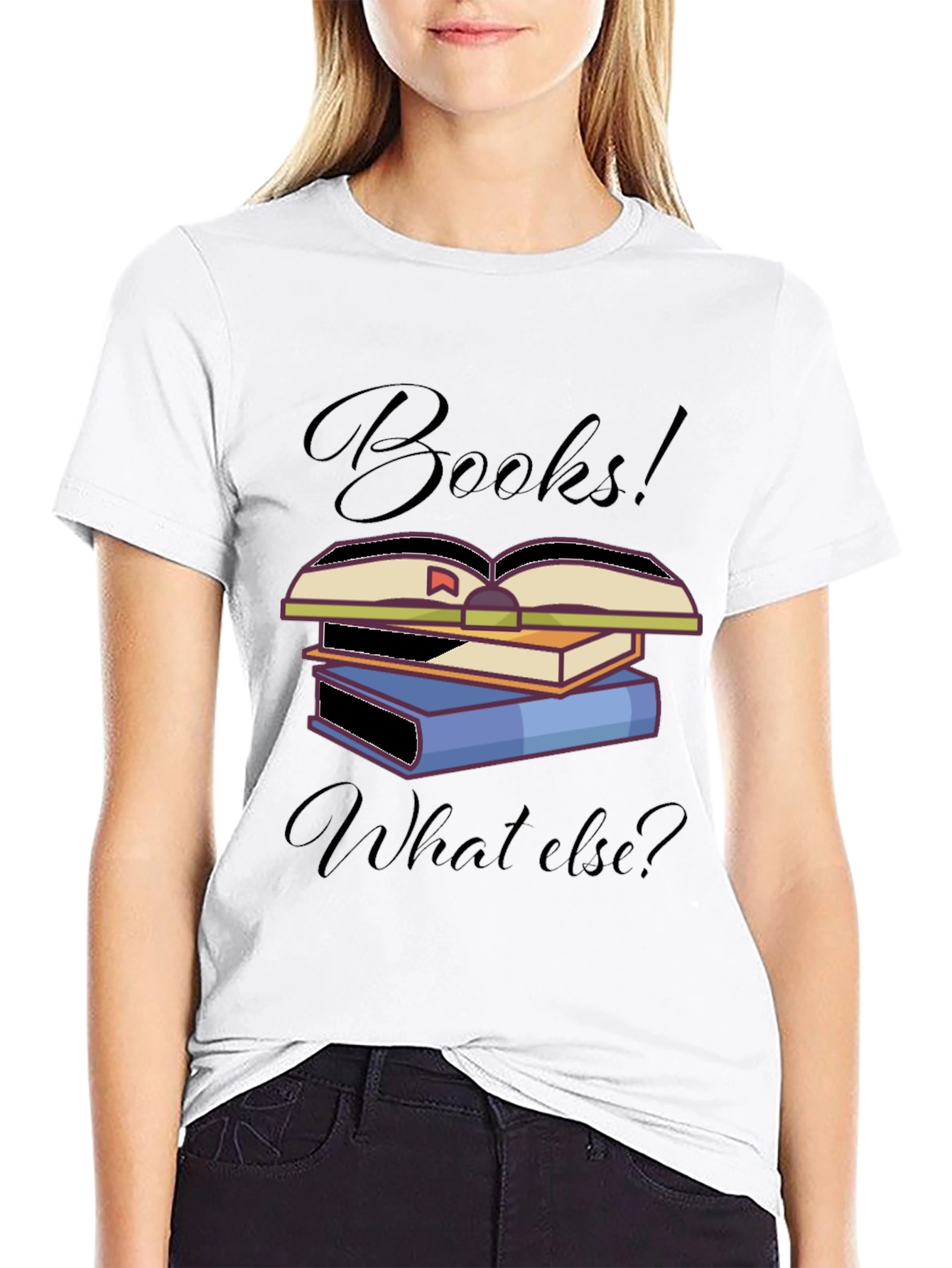 Books! What Else? T-Shirt Unique Book Lover Design