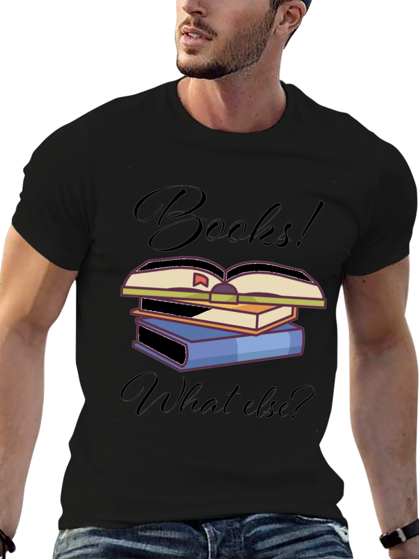 Books! What Else? T-Shirt Unique Book Lover Design