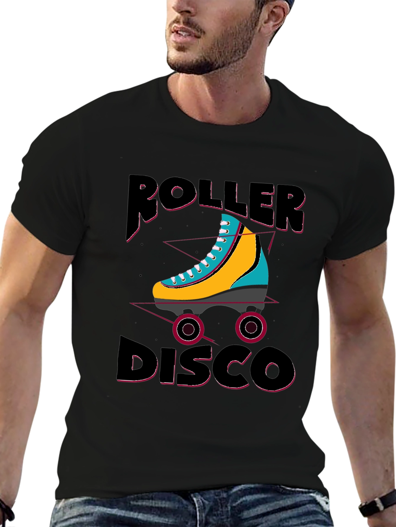 Retro Roller Disco T-Shirt - Skating Vibes