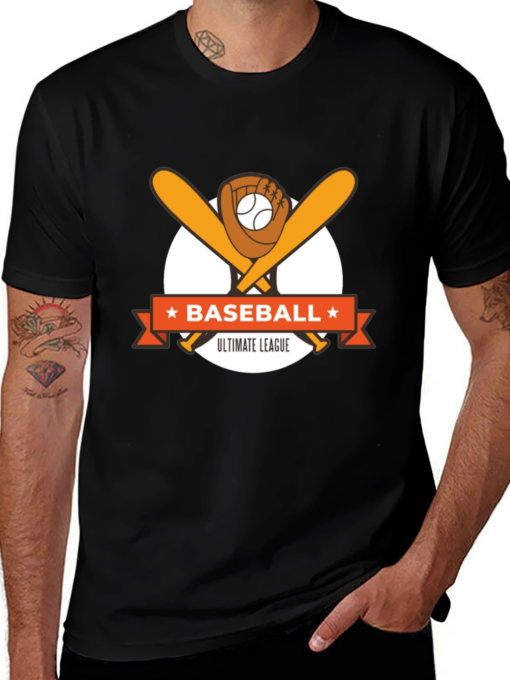 Baseball Ultimate League Graphic T-Shirt