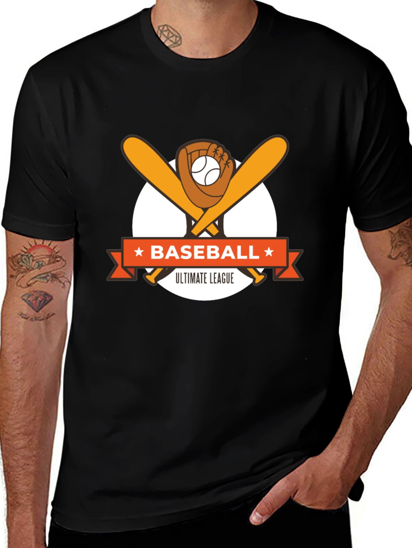 Baseball Ultimate League Graphic T-Shirt