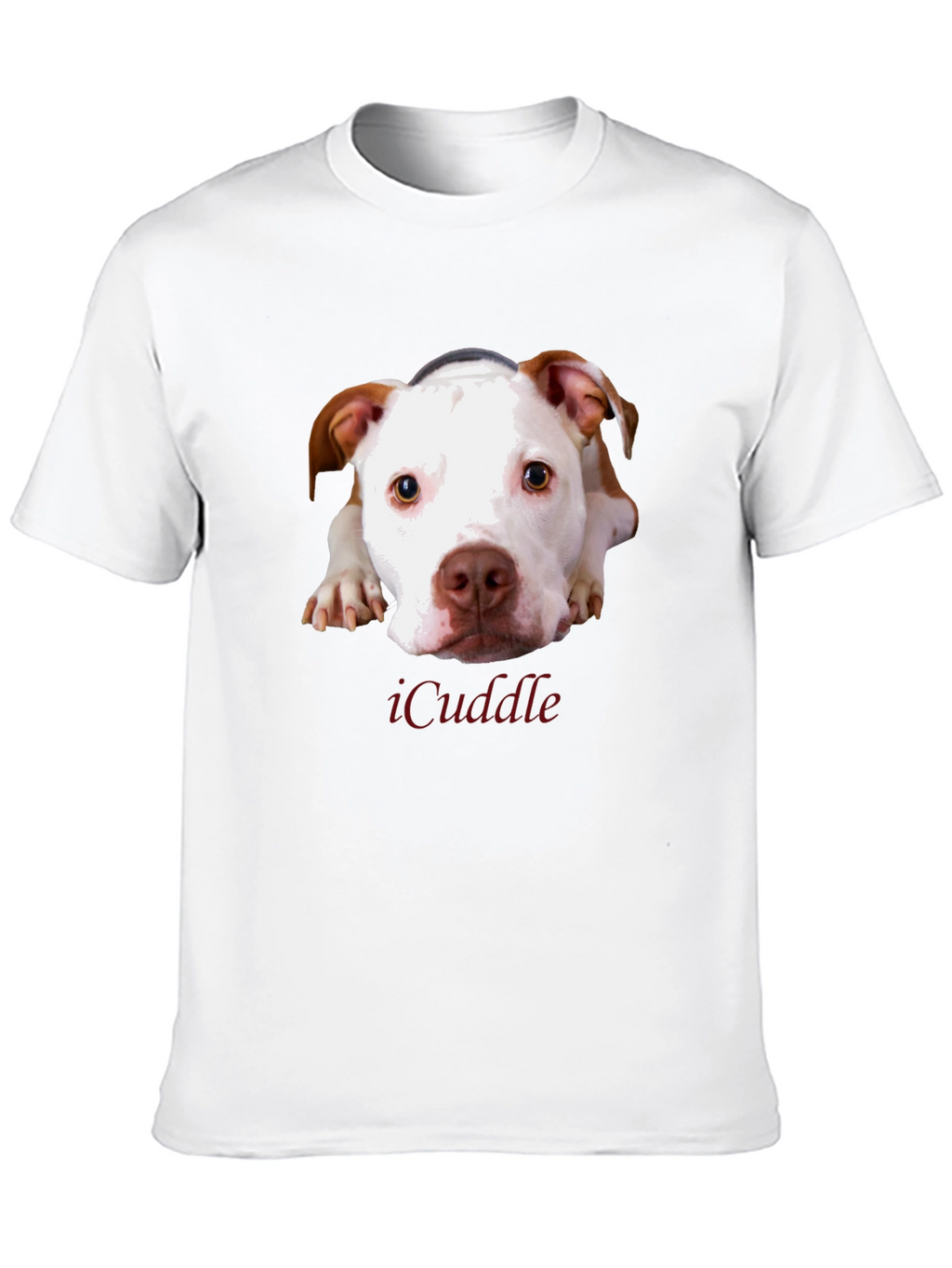 iCuddle Dog Graphic T-Shirt - Unisex Black Tee