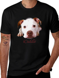 iCuddle Dog Graphic T-Shirt - Unisex Black Tee
