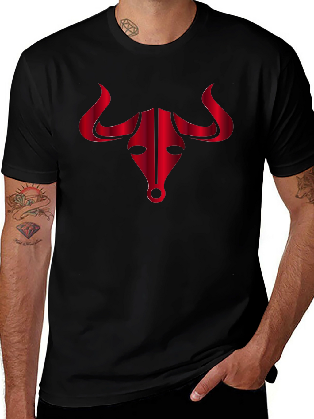 Red Bull Graphic Tee - Stylish Black T-Shirt