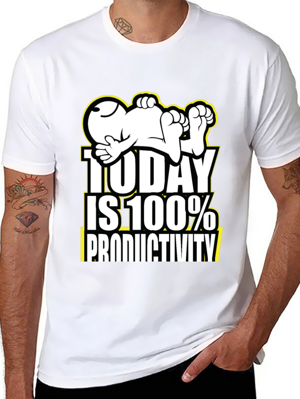 Funny Snoopy Today is 100% Productivity T-Shirt