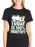 Funny Snoopy Today is 100% Productivity T-Shirt