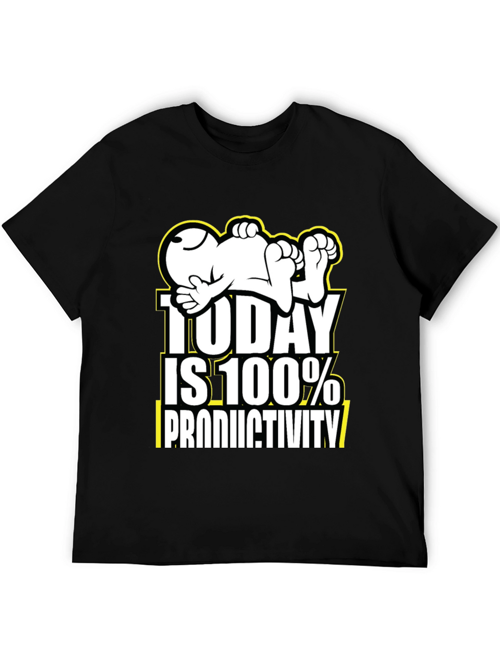 Funny Snoopy Today is 100% Productivity T-Shirt