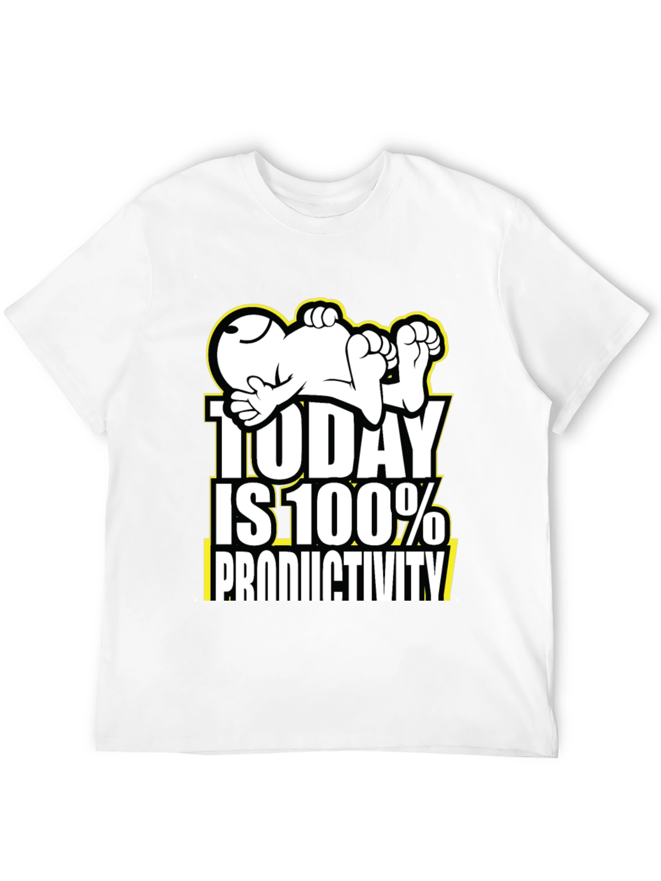 Funny Snoopy Today is 100% Productivity T-Shirt