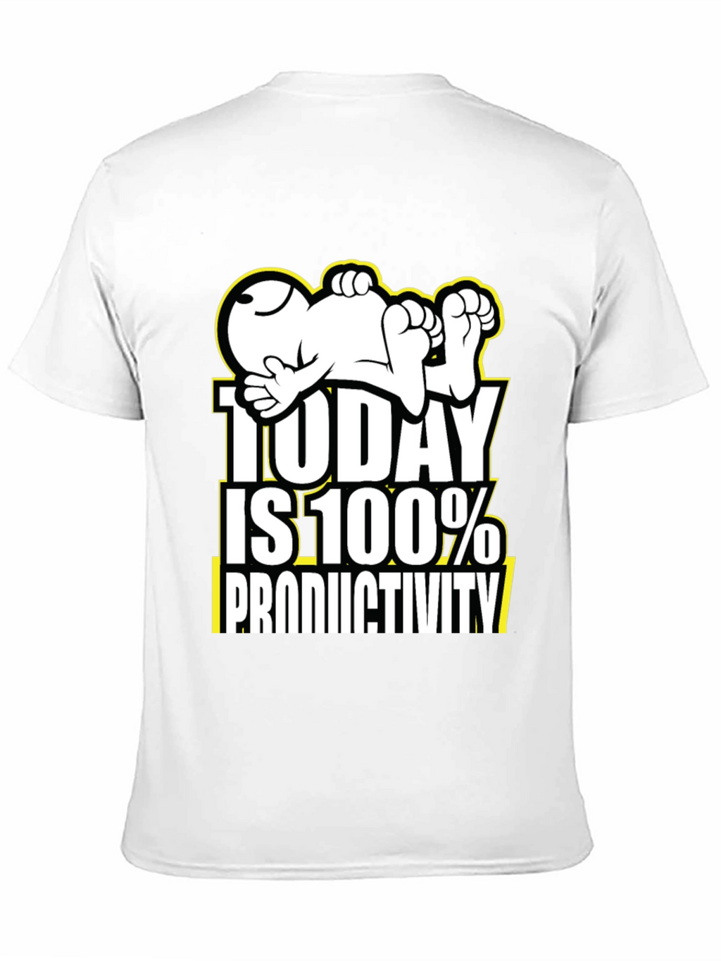 Funny Snoopy Today is 100% Productivity T-Shirt