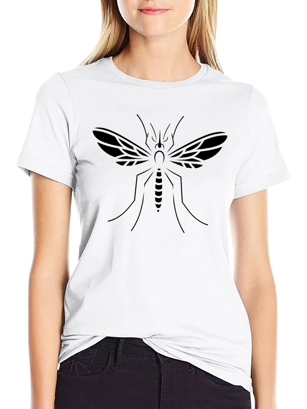 Black Mosquito Graphic T-Shirt