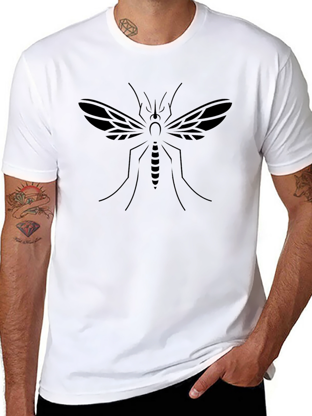 Black Mosquito Graphic T-Shirt